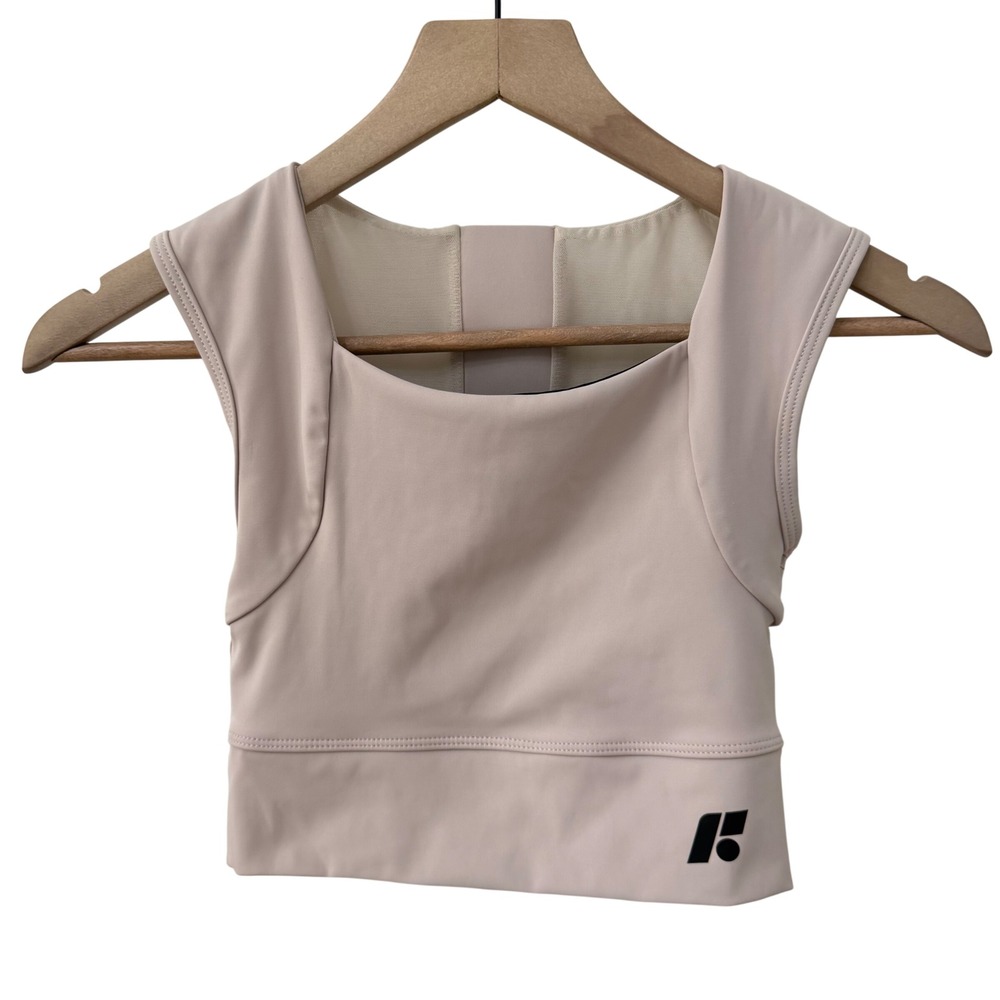 Forme Power Bra Size Small Blush Pink Posture Correcting Mesh Back Sports Bra